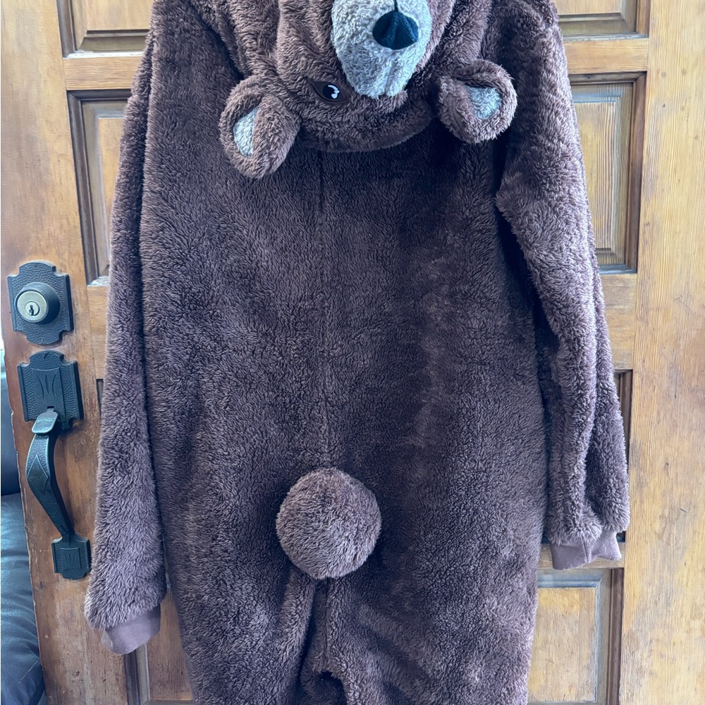Bear costume.